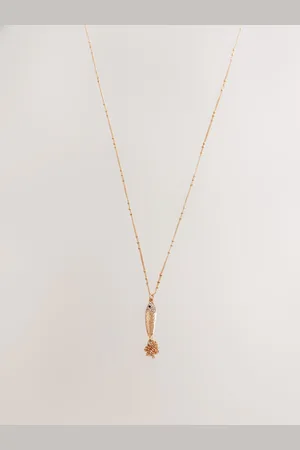 Next Tone Fish Tassel Necklace