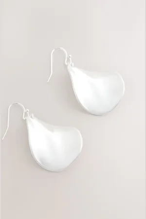 Next Tone Wave Petal Drop Earrings
