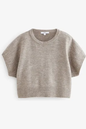 Next Taupe Bow Back Tank