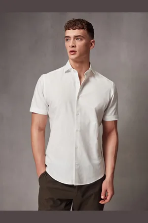 Next Short Sleeve Linen Blend Shirt