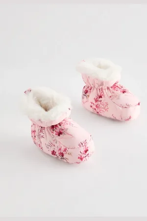 Next Floral Baby Bootie Shoes (0-24mths)