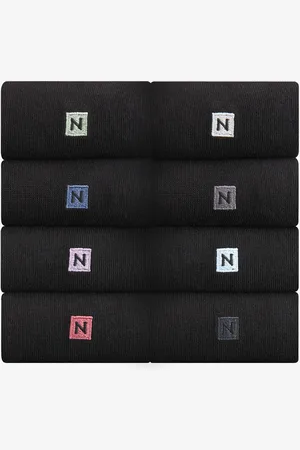 Next Light Logo Embroidered Lasting Fresh Socks 8 Pack