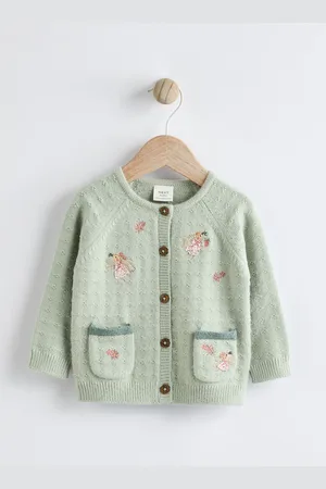 Next Sage Fairy Embroidered Fairy Cardigan (0mths-2yrs)