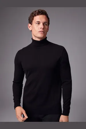 Next Regular Fit Cotton Rich Roll Neck Jumper
