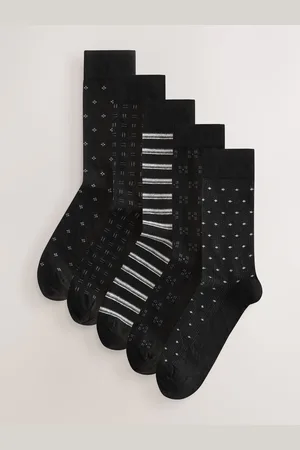 Next /Light Grey Pattern Smart Socks 5 Pack