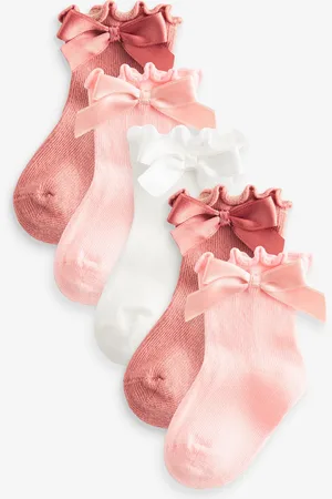 Next Bow Baby Socks 5 Pack (0mths-2yrs)