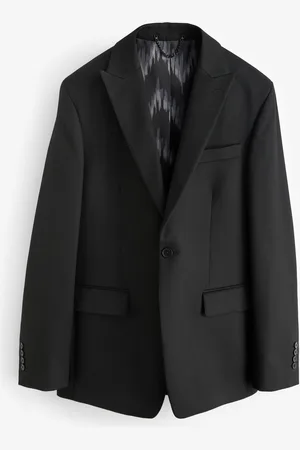 Next Slim Fit Textured Stripe Suit Jacket