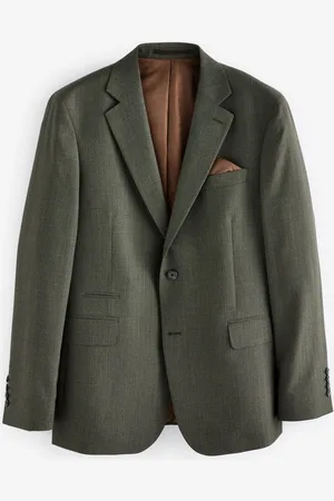 Next Slim Fit Textured Wool Suit Jacket