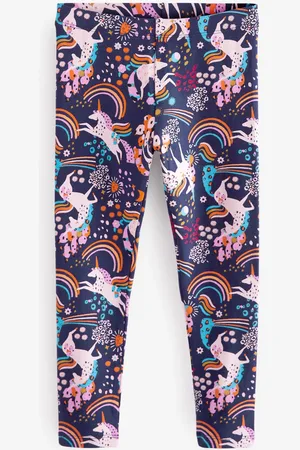 Next Unicorn Rainbow Printed Leggings (3-16yrs)
