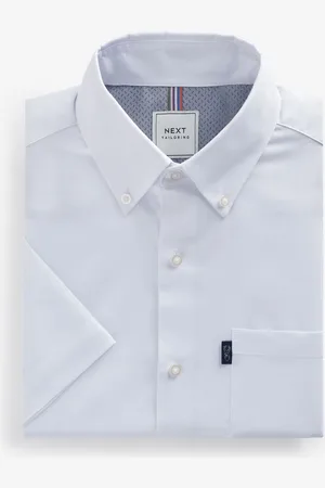 Next Regular Fit Short Sleeve Easy Iron Button Down Oxford Shirt