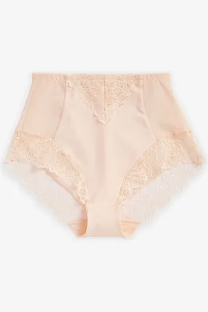 Next Pastel Rose High Waist Brief Firm Tummy Control Shaping Briefs