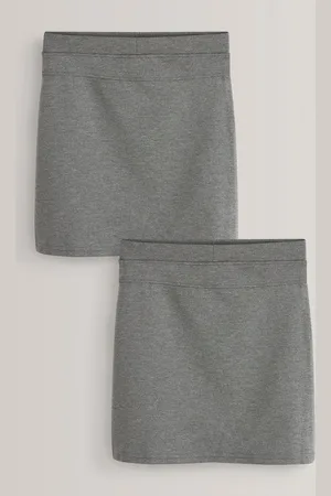 Next 2 Pack Pull-On Jersey Stretch School Pencil Skirts (3-17yrs)