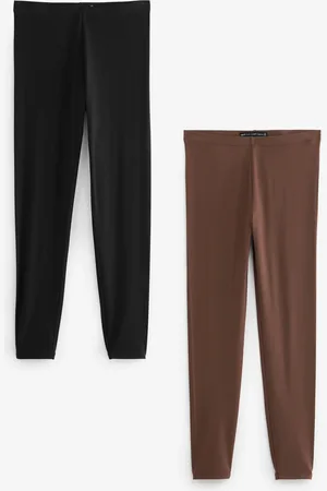 Next /Brown Full Length Leggings 2 Pack
