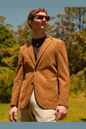 Next Slim Fit Faux Suede Blazer