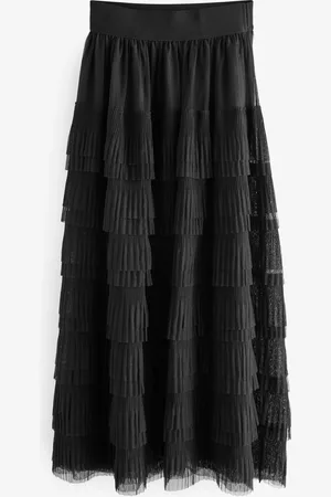 Next Mesh Tulle Midi Skirt