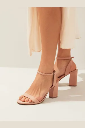 Next Blush 1 Standard/Wide Fit Forever Comfort Block Heel Sandals