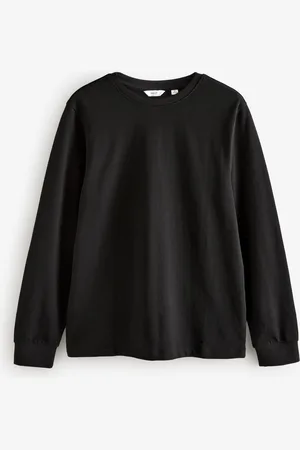 Next Regular Fit Long Sleeve Heavyweight 100% Cotton T-Shirt