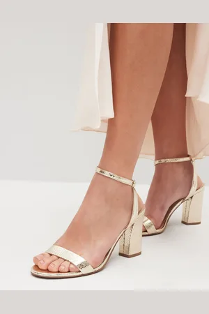 Next Extra Wide Fit Forever Comfort Block Heel Sandals