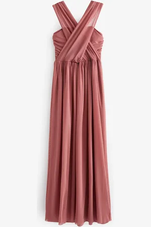Next Rose Mesh Multiway Bridesmaid Wedding Maxi Dress
