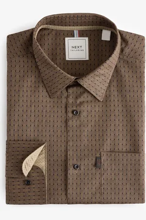Next /Yellow Gold Regular Fit Easy Iron Button Down Oxford Shirt