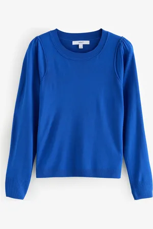 Next Cobalt Crew Neck Long Sleeve Jumper