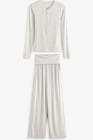 Next Ribbed Long Sleeve Pyjamas