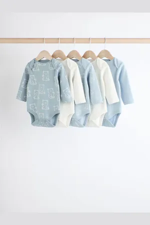 Next Baby Long Sleeves Bodysuits 5 Pack