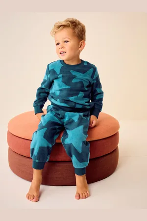 Next Blue Star Single Soft Touch Fleece With Elastane Pyjamas (9mths-12yrs)