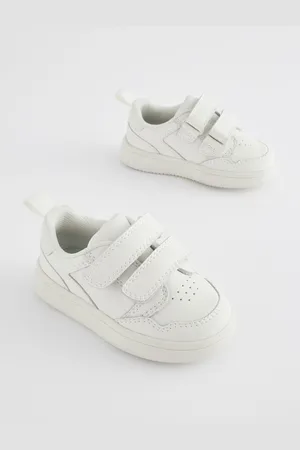 Next Wide Fit (G) Baby Touch Fastening Leather First Walker Shoes