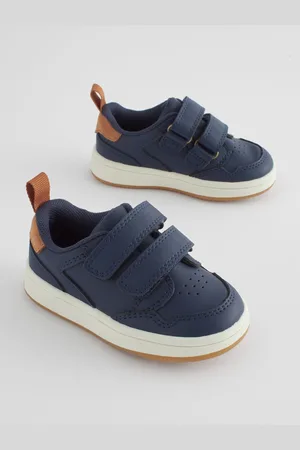 Next Wide Fit (G) Baby Touch Fastening Leather First Walker Shoes