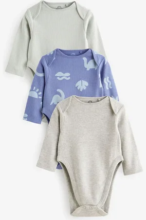 Next Baby Hip Dysplasia Long Sleeve Bodysuits 3 Pack