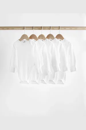 Next Baby Hip Dysplasia Long Sleeve Bodysuits 5 Pack