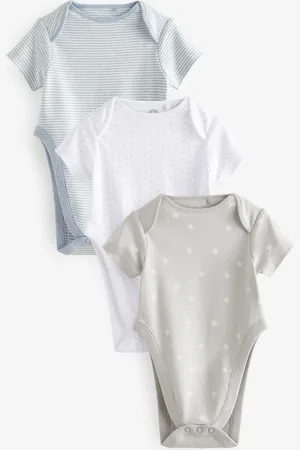 Next Star Baby Hip Dysplasia Short Sleeve Bodysuits 3 Pack