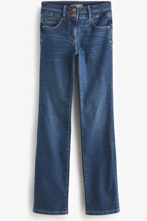 Next Mid Wash Slim Lift And Shape Bootcut Jeans