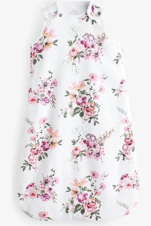 Next Pink Floral 1 Tog Baby 100% Cotton Sleep Bag