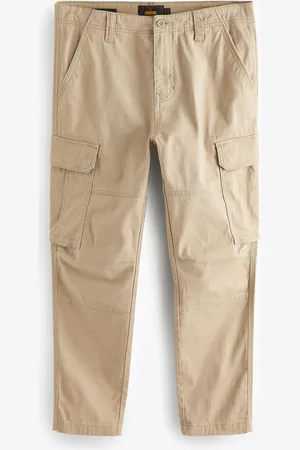 Next Slim Fit Cotton Stretch Cargo Trousers