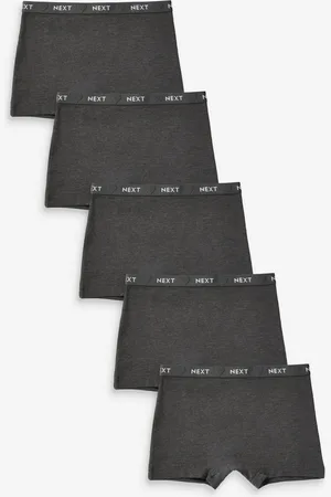 Next Charcoal Sparkle Short Briefs 5 Pack (2-16yrs)