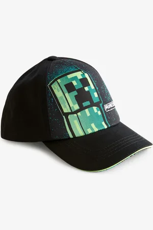Next Minecraft Creeper 100% Cotton License Cap (1-16yrs)