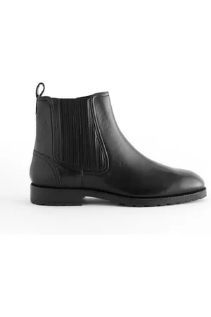Next Standard/Wide Fit Forever Comfort Leather Chelsea Ankle Boots