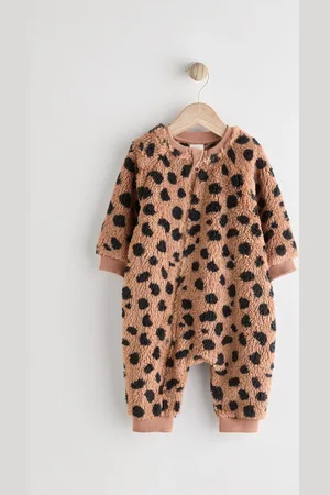 Next Heavyweight Fleece Baby Zip Sleepsuit