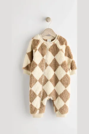 Next Baby Fleece Zip Sleepsuit