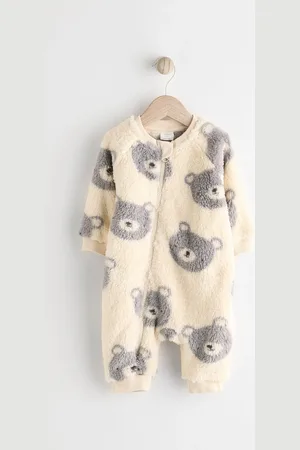 Next Baby Fleece Zip Sleepsuit