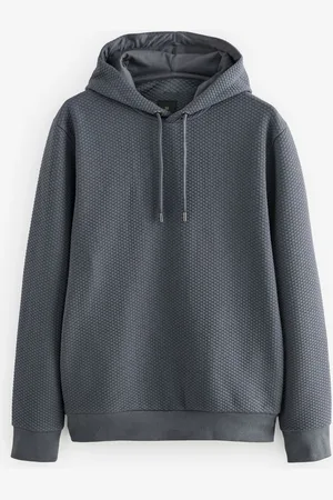 Next Slate Textured Overhead Hoodie