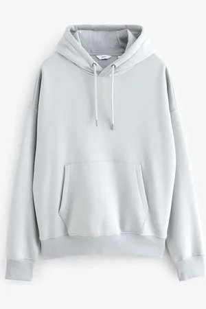 Next Ice Oversized Cotton Rich Jersey Fabric Hoodie