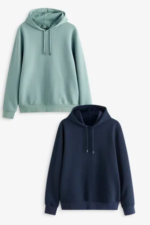 Next Blue/Khaki Green Diamond Hoodies 2 Pack