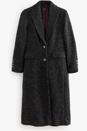 Next Textured Revere Collar Coat
