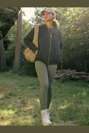 Next Khaki Elements Fleece Lined Leggings