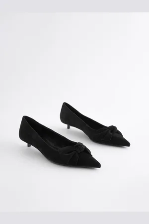 Next Forever Comfort Leather Bow Kitten Heels