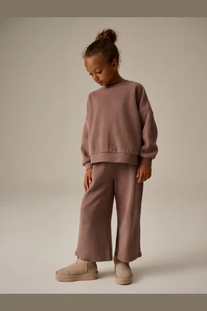 Next Oversized Cosy Sweatshirt and Wide Leg Set (3-16yrs)