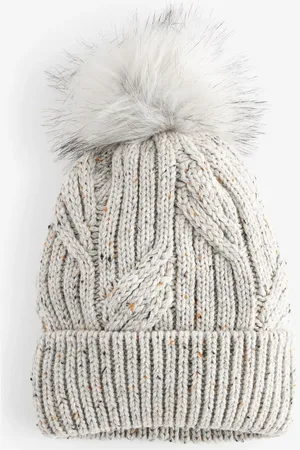 Next Cable Knit Pom Hat